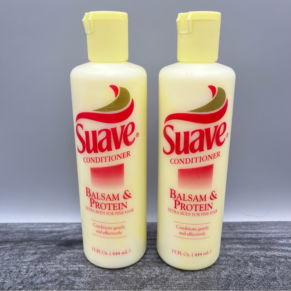Vintage Suave Balsam Protein Conditioners- two 15 oz bottles - NOS